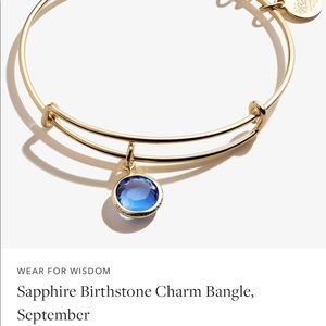 Alex and Ani September birthstone bracelet